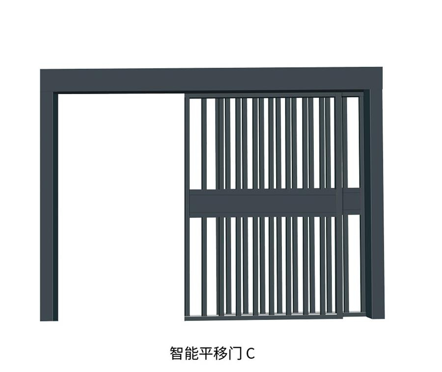 平移栅栏门