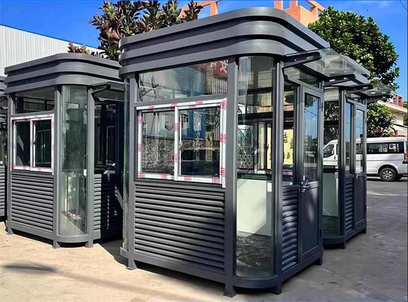 钢结构圆弧岗亭